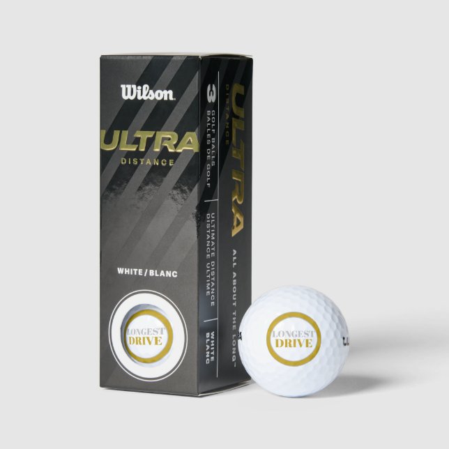 Longest Drive Tournament CAPS Golf Balls (Packaging)