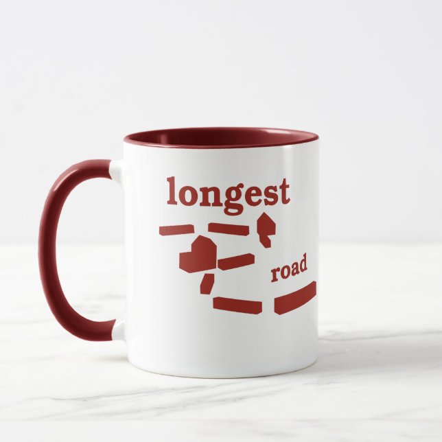 Longest Road Mug - Red (Left)