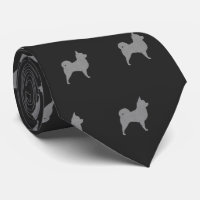Longhaired Chihuahua Dogs Pattern Grey