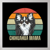Longhaired Chihuahua Lover Gift, Cute Chihuahua