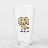 Longhaired Cream Dachshund | Cute Dog Personalised