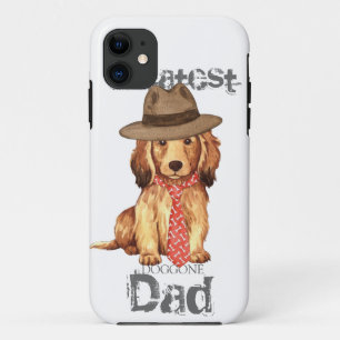 Longhaired Dachshund Dad Case-Mate iPhone Case