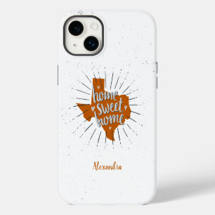 Longhorn Burnt Orange Home Sweet Home - Texas iPhone 14 Plus Case