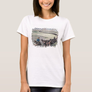 Longhorn cattle drive from Texas to Abilene, Kansa T-Shirt