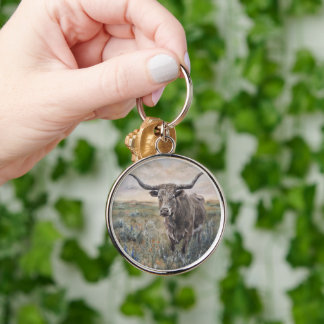 "Longhorn" Key Ring