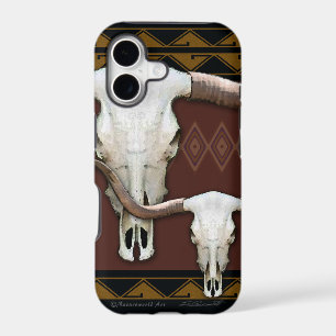 Longhorn Western Skull iPhone5 Universal Case