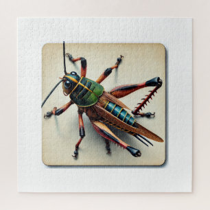 Longhorned Grasshopper Katydid 160724IREF102 - Wat Jigsaw Puzzle