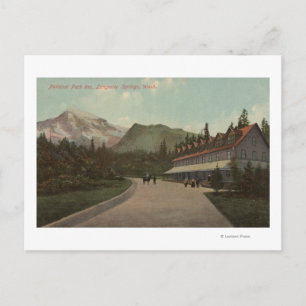 Longmire Springs, WA - View of National Park Inn Postcard