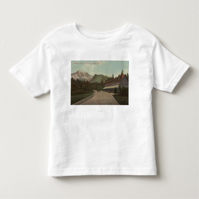 Longmire Springs, WA - View of National Park Inn Toddler T-Shirt (Front)