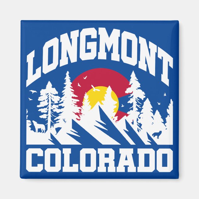 Longmont,Colorado Magnet (Front)