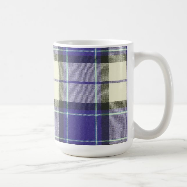 Longniddry Purple Tartan Mug (Right)