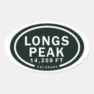Longs Peak 14,259 FT CO Mountain Stickers