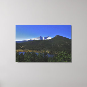 Long's Peak and Estes Cone Canvas Print
