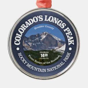 Longs Peak Metal Tree Decoration