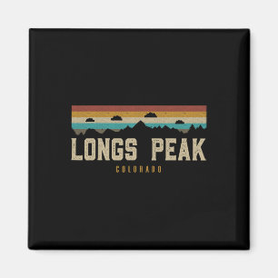 Longs Peak Mountains Colorado Hiking Outdoors Mini Magnet