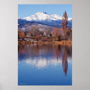 Longs Peak Reflection Poster