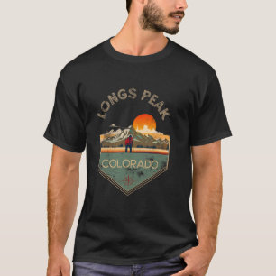 Longs Peak Retro Vintage Hiking Apparel Longs Peak T-Shirt
