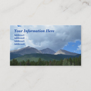 Longs Peak, Rocky Mountain Nat. Park Business Card