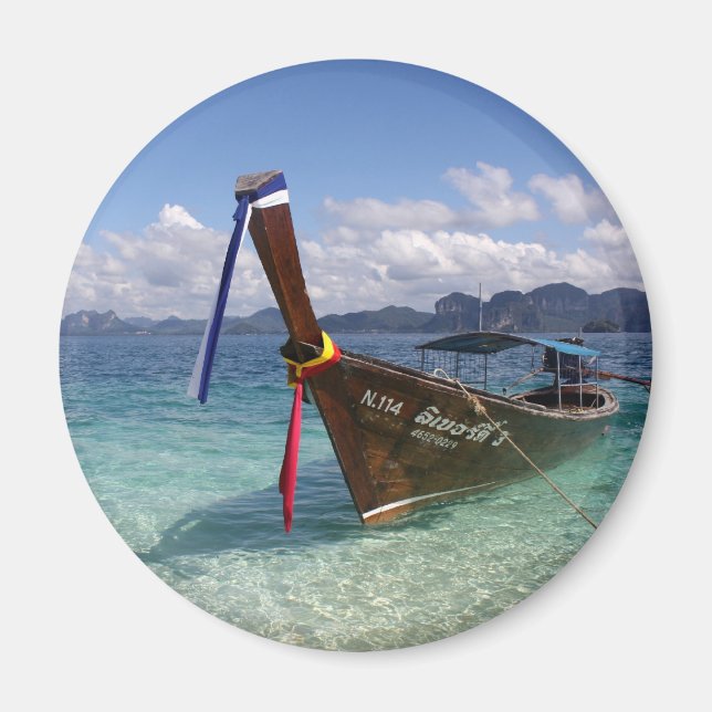 Longtail Boat Magnet (Front)