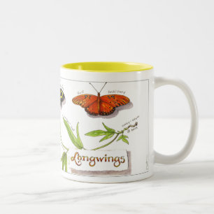 Longwing butterflies mug
