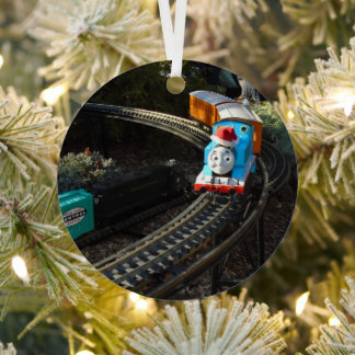 Longwood Garden Thomas the Tank Train scene Metal Tree Decoration
