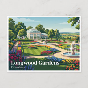 Longwood Gardens Kennett Square Pennsylvania Postcard