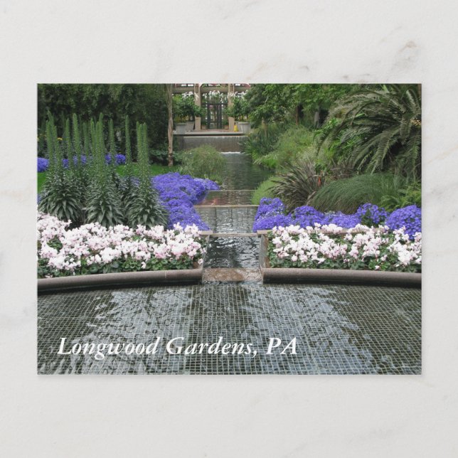 Longwood Gardens, PA Postcard (Front)