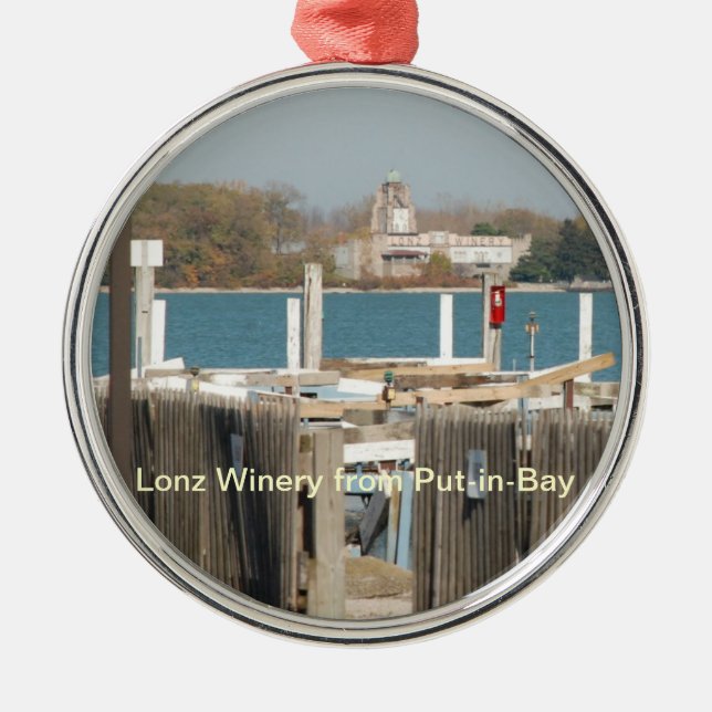 Lonz Winery Christmas ornament (Front)