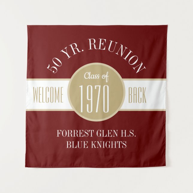 Look! 50 Yr. Reunion Tapestry (Front)