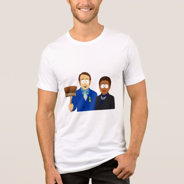 "Look After Your Broom" Tri-Blend Shirt (Front)