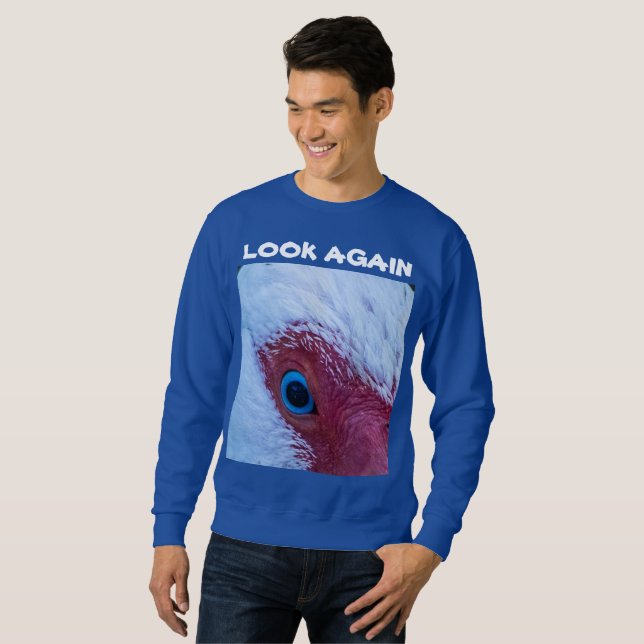 Look Again Men's Basic Sweatshirt (Front Full)
