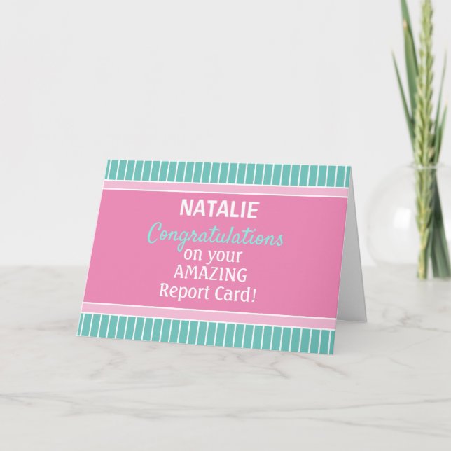 Look! Amazing Report Card Congrats! (Front)