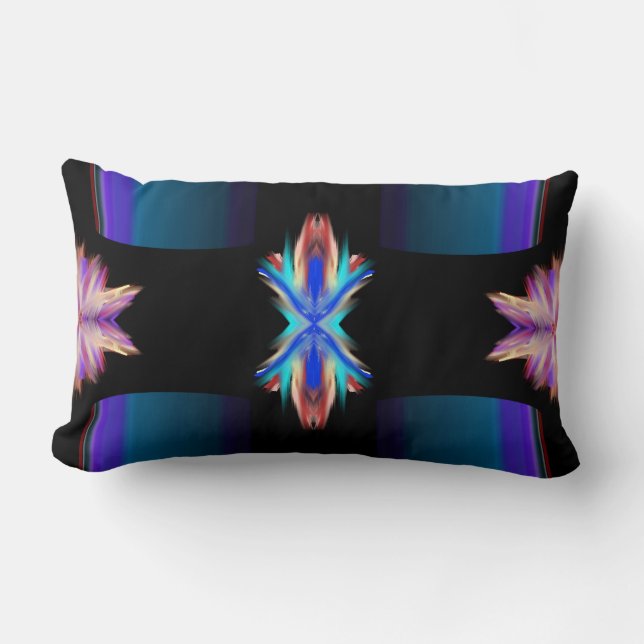 Look And Enter: Modern Art Lumbar Cushion (Front)