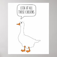 Look At All Those Chickens Funny Honk Goose Meme