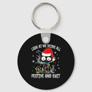Look At Me Being All Festive And Funny Christmas C Key Ring