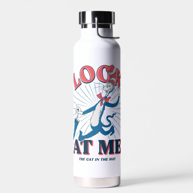 Look At Me Cat In The Hat Water Bottle (Left)