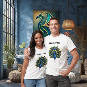 Look At Me Funny Peacock T-Shirt