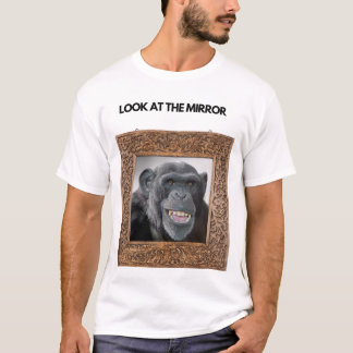 Look At Mirror Funny Meme T-Shirt