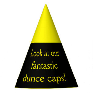Look at our fantastic dunce caps! party hat