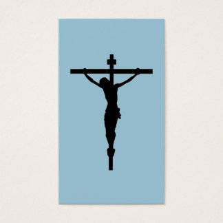 Look at the Crucifix, blue