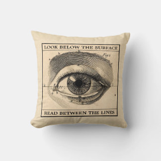 Look Below the Surface Throw Pillow