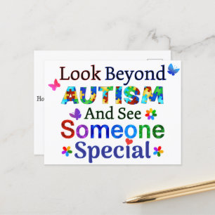 Look Beyond AUTISM Postcard