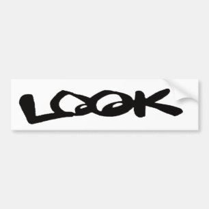 LOOK BUMPER STICKER
