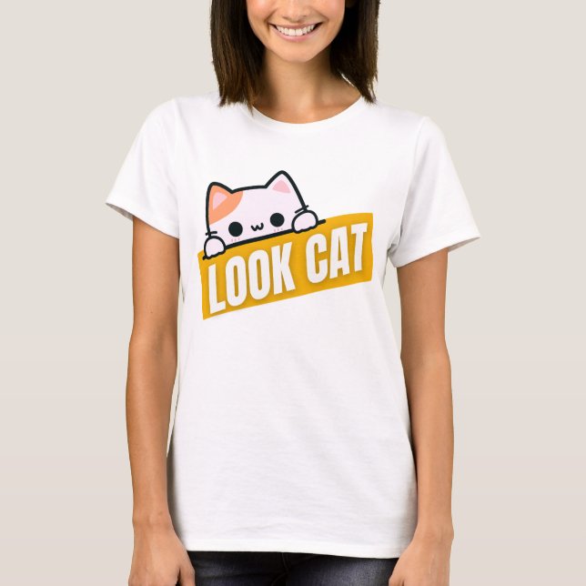 Look Cat T-Shirt (Front)