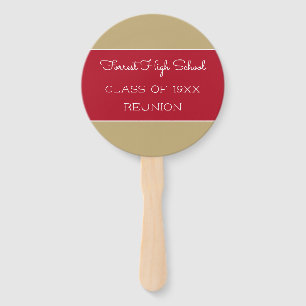 Look! Class reunion hand fans