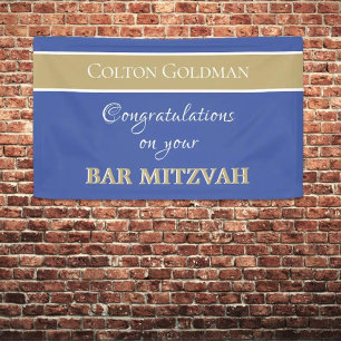 Look! Custom Bar Mitzvah Banner