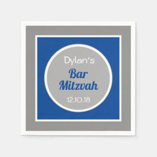 Look! Custom Bar Mitzvah napkins