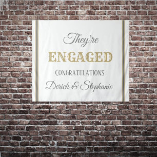 Look!! CUSTOM engagement wall Tapestry