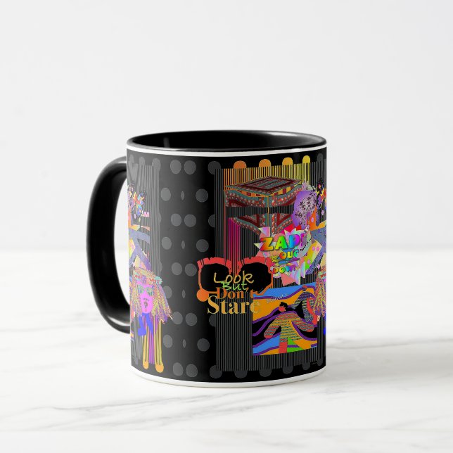 Look Don't Stare Fun  Mug (Front Left)