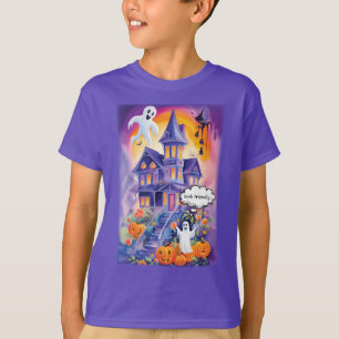 Look Friendly Halloween Ghosts Funny T-Shirt